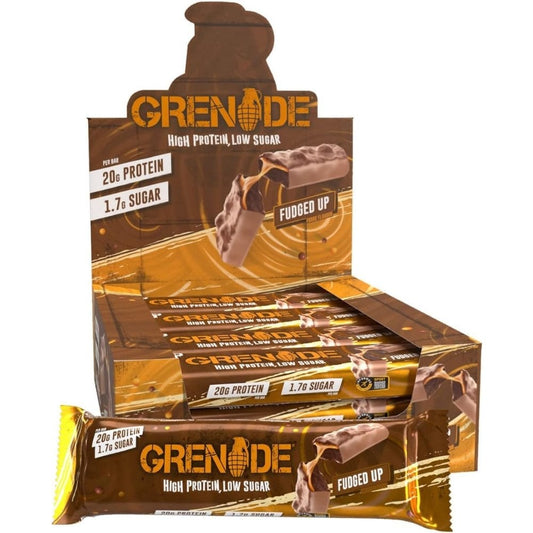 Grenade Carb Killa Bars High Protein, Low Sugar Bars Fudged Up Box 12 x 60g