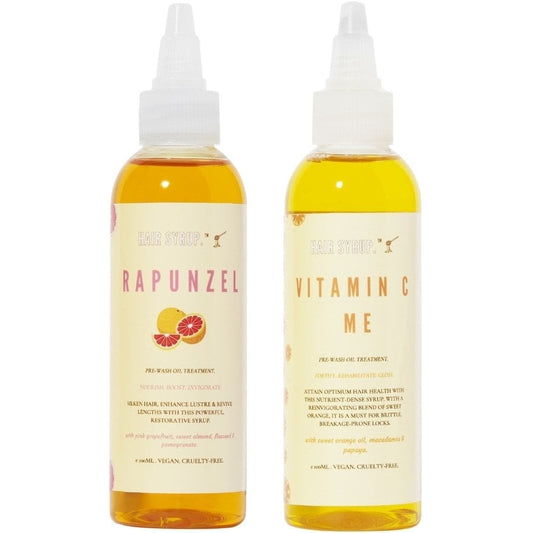 Hair Syrup Rapunzel Pre-Wash Oil Treatment & Vitamin C Me Pre-Wash Oil Treatment Twin 2 x 100ml