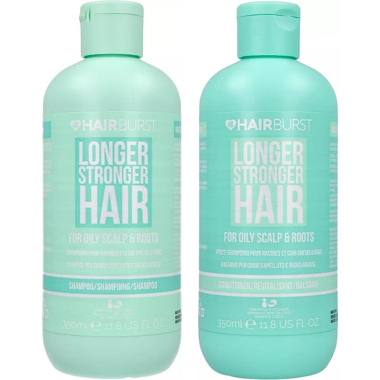 Hairburst Oily Scalp & Root Shampoo & Conditioner Twin 2 x 350ml