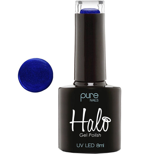 Halo Blue Shimmer Gel Polish 8ml