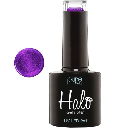 Halo Purple Sparkle Gel Polish 8ml