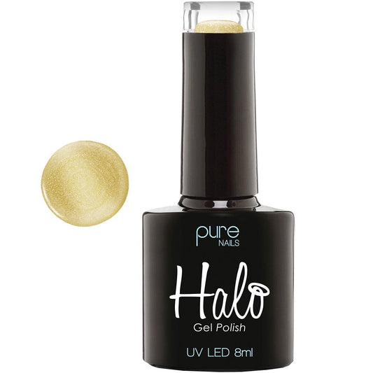 Halo Yellow Gold Sparkle Gel Polish 8ml