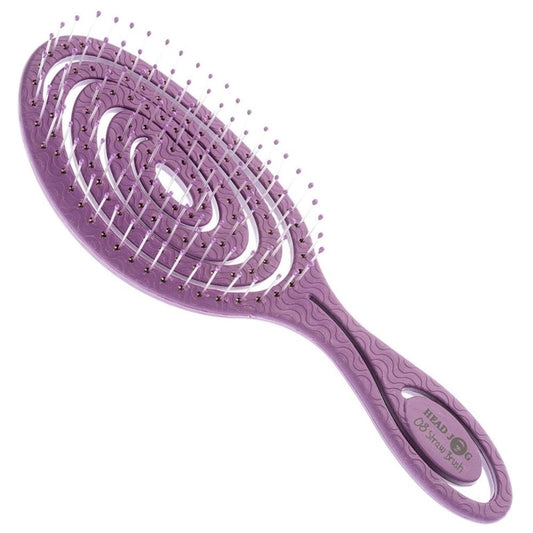 Head Jog 08 Straw Paddle Brush Blackberry