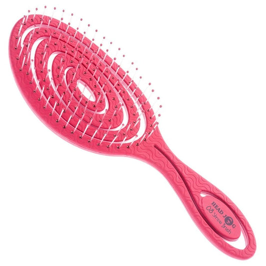 Head Jog 08 Straw Paddle Brush Raspberry