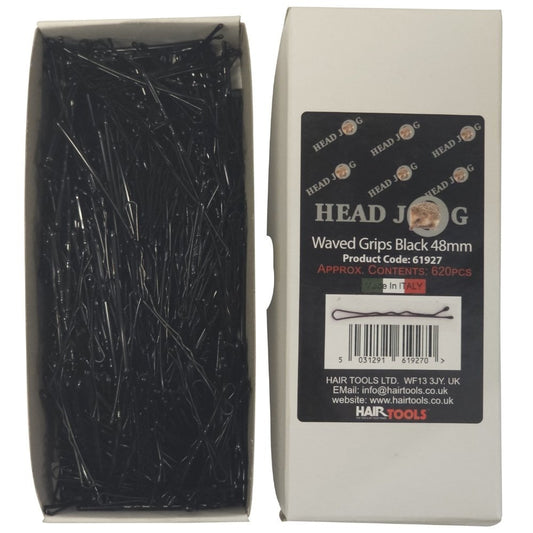 Head Jog 48mm Waved Grips Black x 620