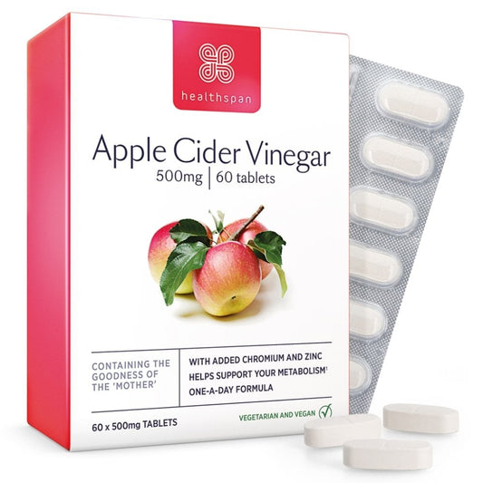 Healthspan Apple Cider Vinegar 500mg 60 Tablets