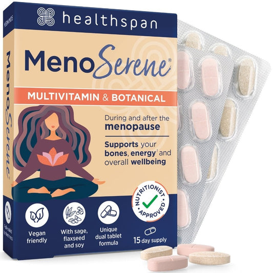 Healthspan MenoSerene Multivitamin & Botanical Solution 15 Day Supply