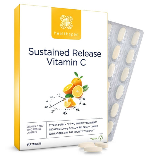 Healthspan Vitamin C Sustained Release 500mg 90 Tablets