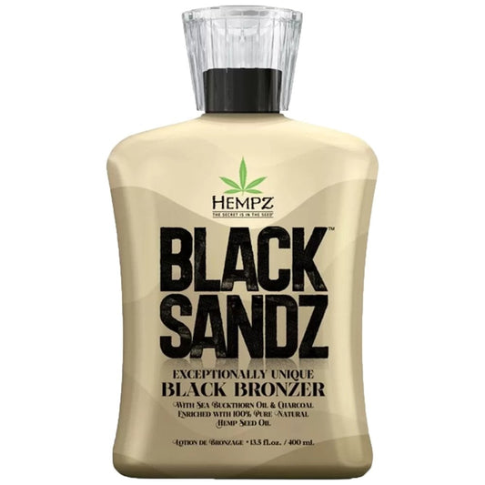 Hempz Tanning Black Sandz Bronzer Tanning Accelerator Lotion 400ml