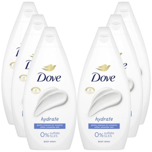 Dove Hydrate Body Wash Multipack 6 x 450ml