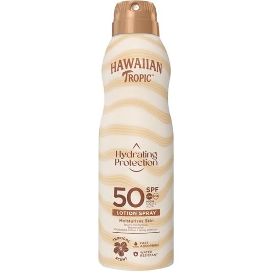 Hawaiian Tropic Hydrating Protection Lotion Spray SPF50 220ml