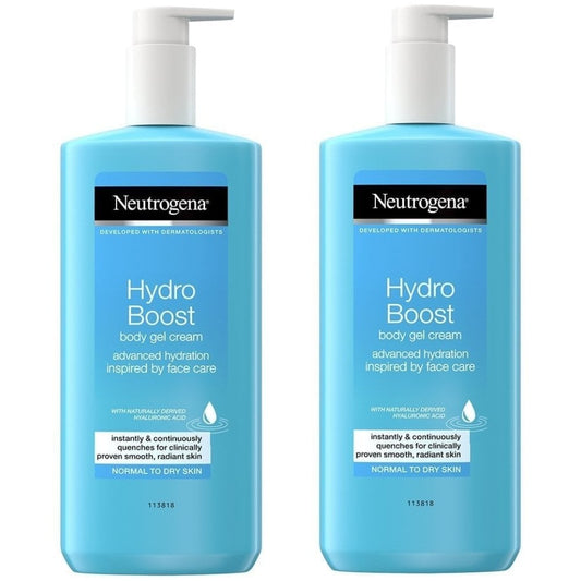 Neutrogena Hydro Boost Body Gel Cream Moisturiser Duo 2 x 400ml