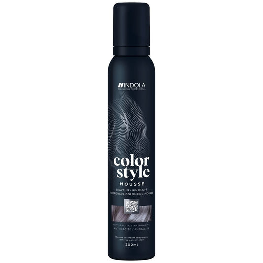 Indola Colour Style Mousse Anthracite 200ml