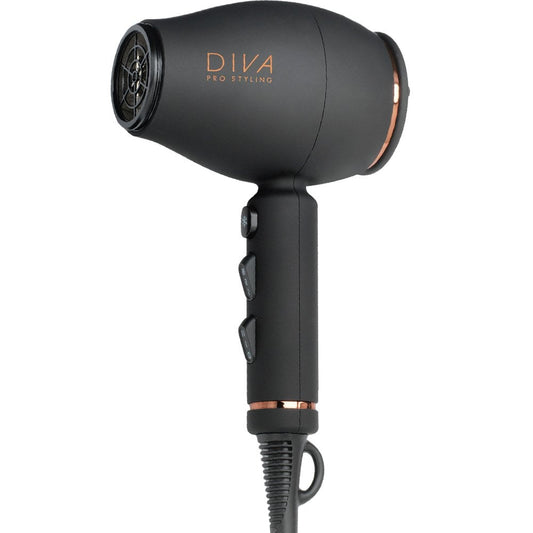 Diva Pro Intenso 4000 Compact Hair Dryer Black