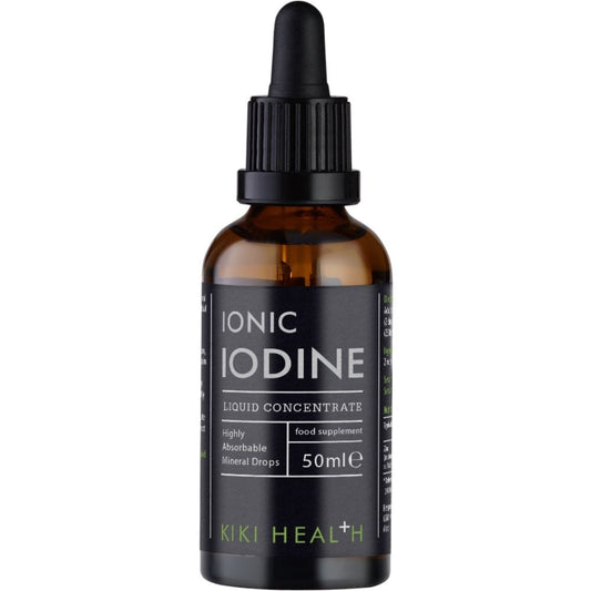 Kiki Health Ionic Iodine Highly Absorbable Mineral Drops Liquid Concentrate Food Supplement 50ml