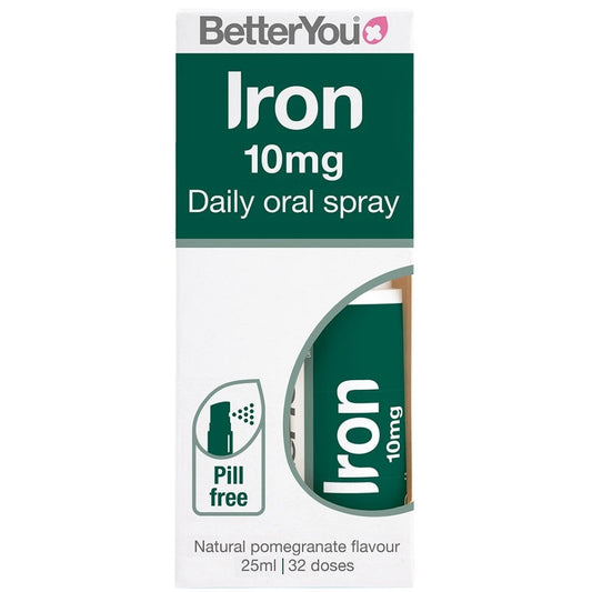 BetterYou Iron 10mg Daily Oral Spray 25ml