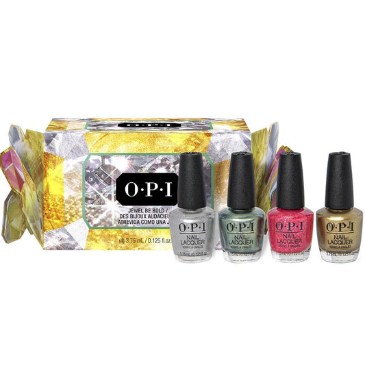 OPI Jewel Be Bold Mini Nail Polish Cracker 4 x 3.75ml