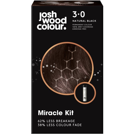 Josh Wood Colour 3.0 Natural Black Colour Miracle Permanent Colour Kit