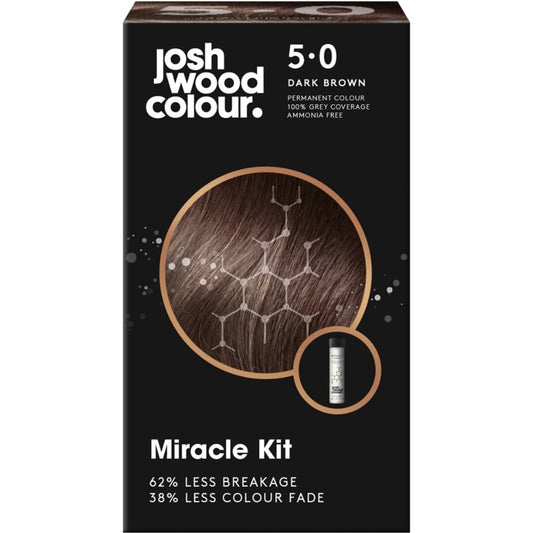 Josh Wood Colour 5.0 Dark Brown Colour Miracle Permanent Colour Kit