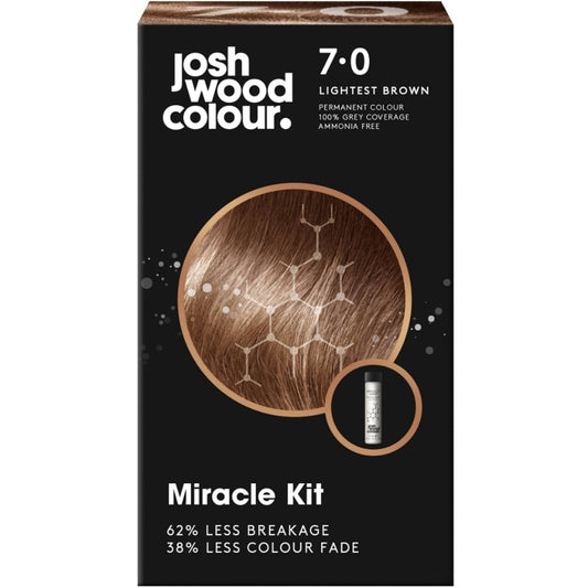 Josh Wood Colour 7.0 Lightest Brown Colour Miracle Permanent Colour Kit