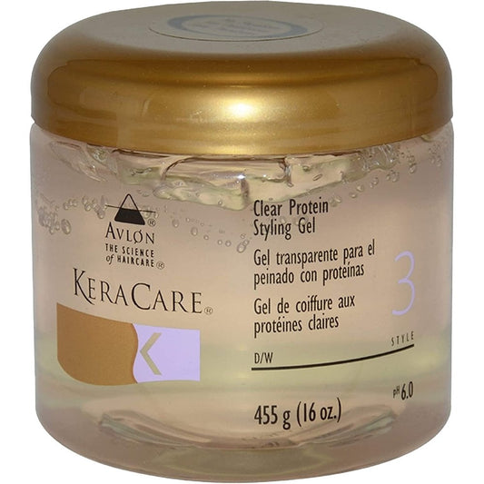 KeraCare Clear Protein Styling Gel 455g