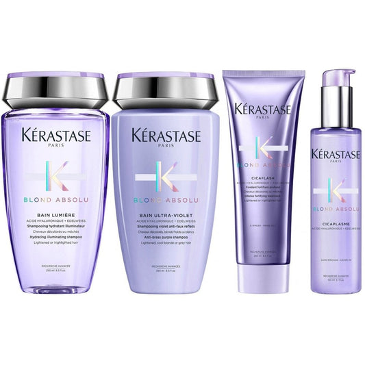 Kerastase Blond Absolu Shine, Strength, Neutralising & Heat Protection Routine