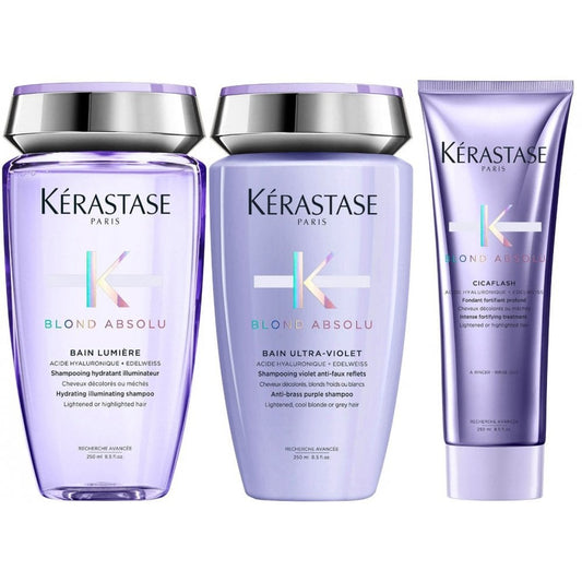 Kerastase Blond Absolu Shine, Strength & Neutralising Trio