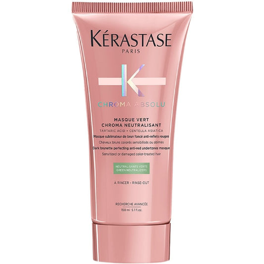 Kerastase Chroma Absolu Vert Chroma Neutralisant Dark Brunette Perfecting Mask 150ml