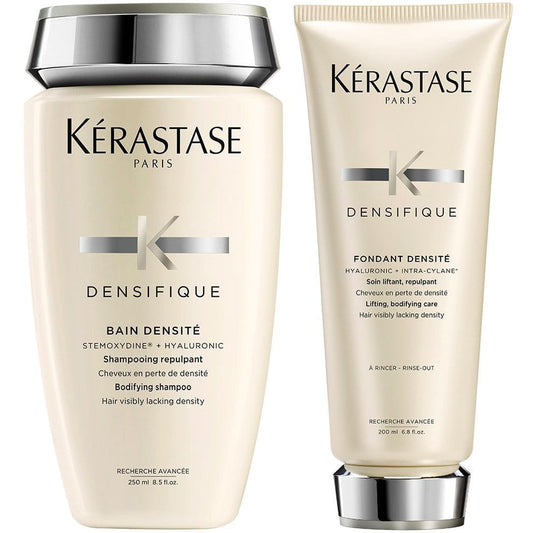 Kerastase Densifique Bain Densite Bodifying Shampoo 250ml & Fondant Densite Bodifying Care 200ml Twin