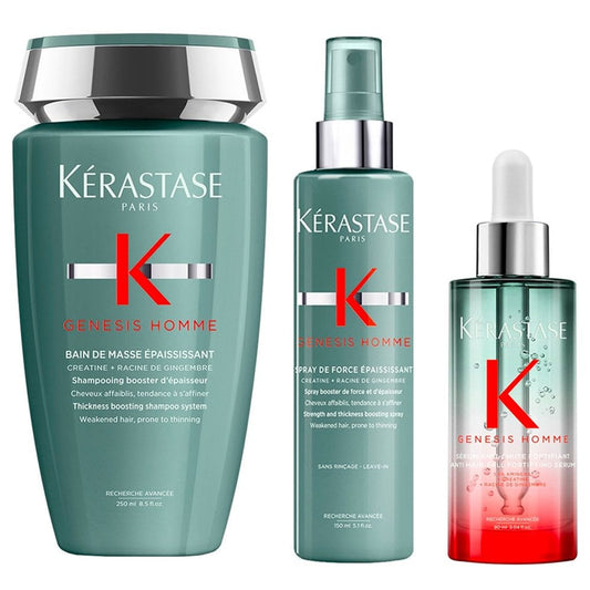 Kerastase Genesis Homme Thickness Boosting & Anti Hair-Fall System Trio