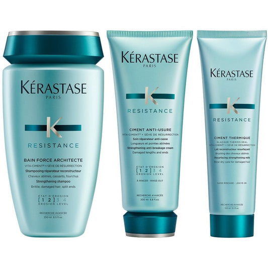 Kerastase Resistance 3 Step Strengthening Routine