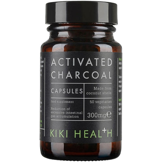 Kiki Health Activated Charcoal 50 Vegicaps