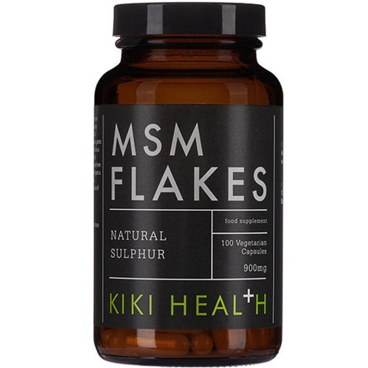 Kiki Health Natural Sulphur MSM Flakes 100 Vegicaps