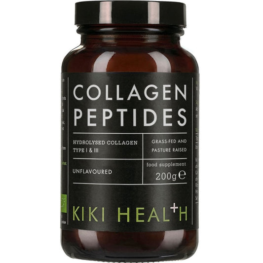 Kiki Health Unflavoured Hydrolysed Collagen Peptide Powder Food Supplement 200g