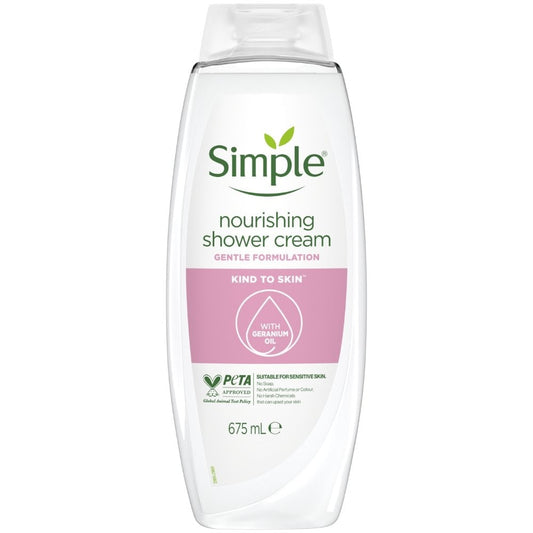 Simple Kind To Skin Nourishing Shower Cream 675ml