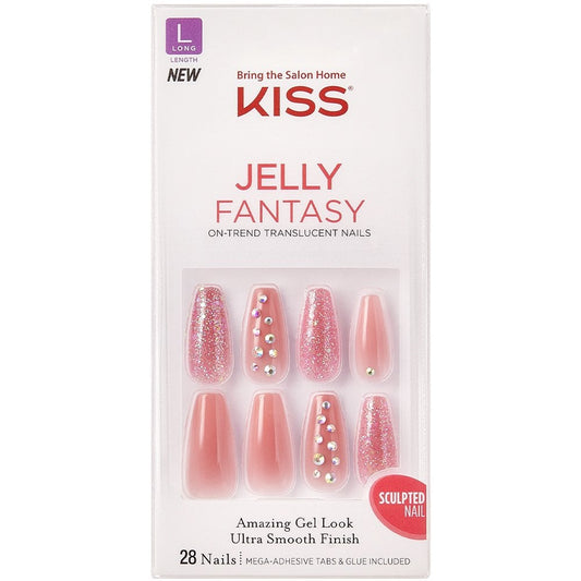 Kiss Jelly Fantasy Jelly Nails Be Jelly 28x