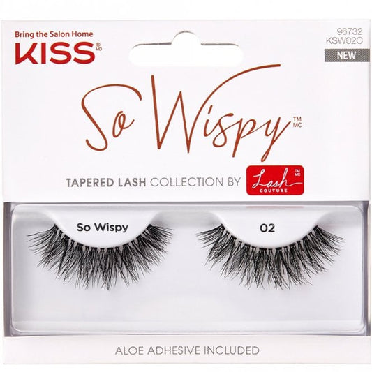 Kiss Strip Lashes 02 So Wispy Black