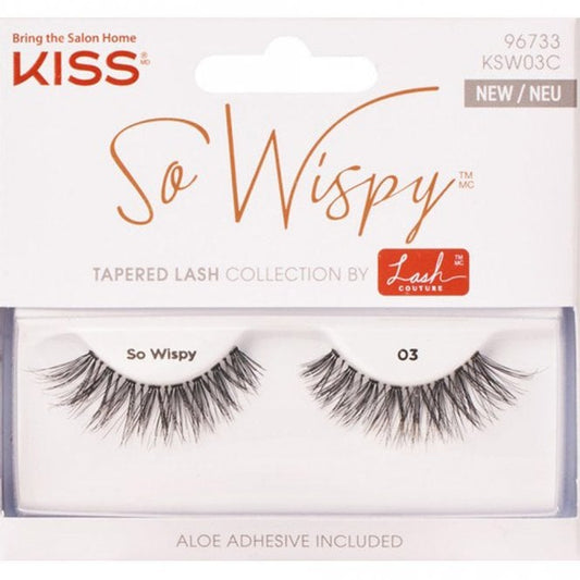 Kiss Strip Lashes 03 So Wispy Black