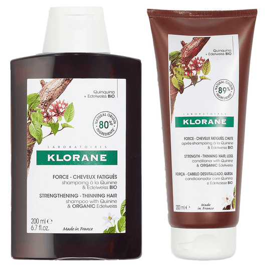 Klorane Strengthening Shampoo & Conditioner Twin 2 x 200ml