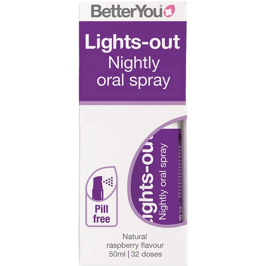 BetterYou Lights Out 50mg 5-HTP Nightly Oral Spray 50ml