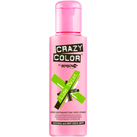 Crazy Colour Lime Twist Hair Dye 100ml