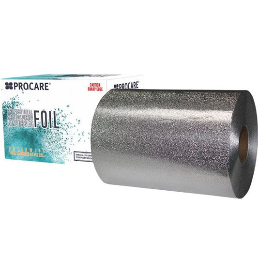 Procare Lite Silver Embossed Hair Foil 150mm x 100mtr