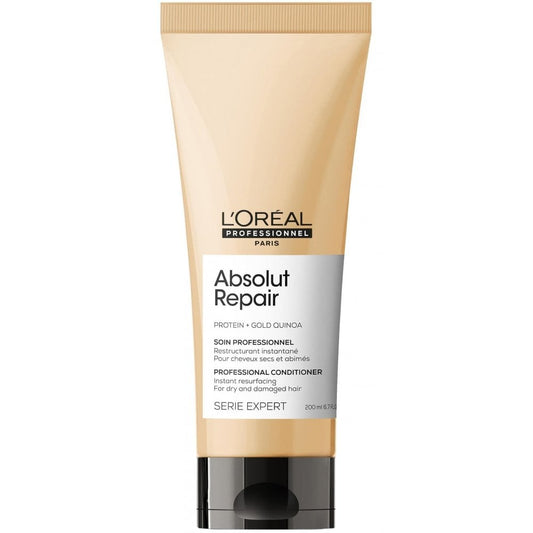 L'Oreal Professionnel Serie Expert Absolut Repair Protein + Gold Quinoa Instant Resurfacing Conditioner 200ml