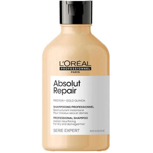 L'Oreal Professionnel Serie Expert Absolut Repair Protein + Gold Quinoa Instant Resurfacing Shampoo 300ml