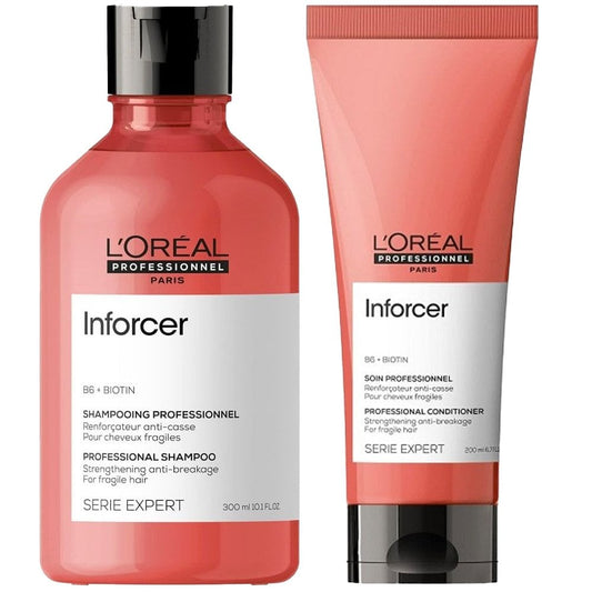 L'Oreal Professionnel Serie Expert Inforcer Strengthening Anti-Breakage Shampoo 300ml & Conditioner 200ml Twin