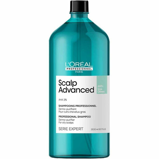 L'Oreal Professionnel Serie Expert Scalp Advanced Anti-Oiliness Dermo-Purifier Shampoo 1500ml