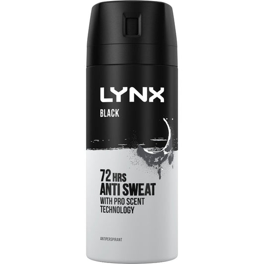 Lynx 72h Black Anti-Perspirant Deodorant 150ml