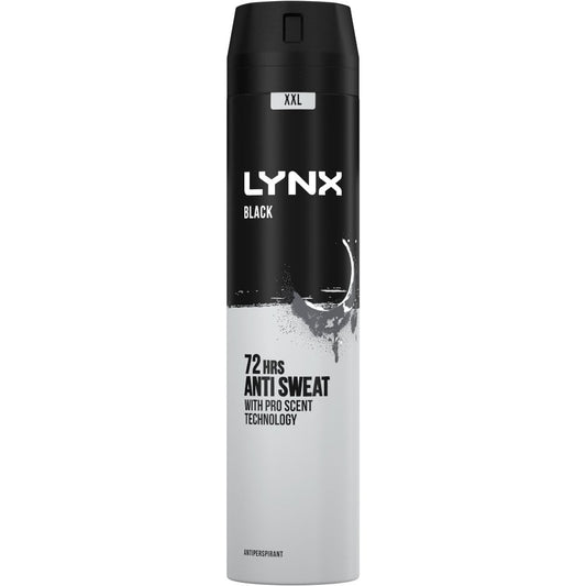 Lynx 72h Black Anti-Perspirant Deodorant 250ml