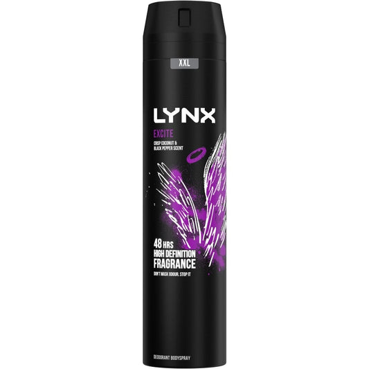 Lynx XXL Excite Deodorant Body Spray 250ml