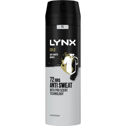 Lynx XXL Gold Anti-Perspirant Deodorant Body Spray 250ml